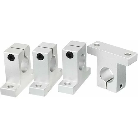 DENUOTOP Roulements à Billes 4 Pcs SK8 8mm CNC Linéaire Motion Ball Glisser Unités Rail Support Guide Roulement D'arbre 3 DENUOTOP Roulements à Billes 4 Pcs SK8 8mm CNC Linéaire Motion Ball Glisser Unités Rail Support Guide Roulement D'arbre