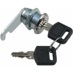 DENUOTOP Verrous Serrure Batteuse Cylindre, Verrou De Porte Pour Armoire, Serrure Batteuse A Came Barillet Pour Boite Aux Lettres Tiroir -30mm -Fispool Magasin 60004258 2