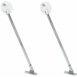 2x Compas D'abattant à Frein 275mm Freinage Réglable Meuble Charnière équerre Support Secretaire Bois Porte