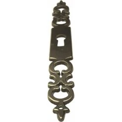 2x Entrée De Clé Régence Laiton Vieilli Serrure Meuble Ancien Décoration Rustique Vintage Clef Antique -Fispool Magasin 60612364 3