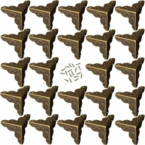 Déstockage 25pcs Coin En Bronze Antique,Style Alliage Meubles Décoratifs(Bronze) 3 Déstockage 25pcs Coin En Bronze Antique,Style Alliage Meubles Décoratifs(Bronze)