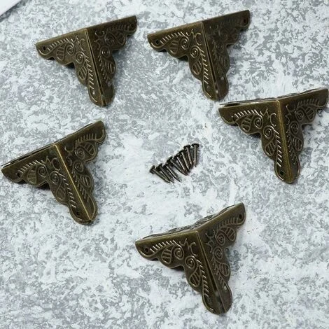 Déstockage 25pcs Coin En Bronze Antique,Style Alliage Meubles Décoratifs(Bronze) 7 Déstockage 25pcs Coin En Bronze Antique,Style Alliage Meubles Décoratifs(Bronze) – Image 5