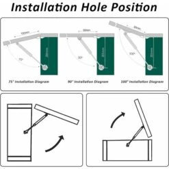 Vérins à Gaz 200N/20kg Hydraulique Ressort Charnières Amortisseurs à Gaz Avec Vis Pour Levage De Porte Armoire Meuble Cuisine Amortisseur Charniè Lot De 2 (Argent) 11 Vérins à Gaz 200N/20kg Hydraulique Ressort Charnières Amortisseurs à Gaz Avec Vis Pour Levage De Porte Armoire Meuble Cuisine Amortisseur Charniè Lot De 2 (Argent) -Fispool Magasin 60747470 5