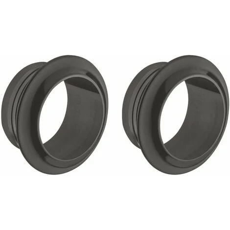 2x Rosace Ronde épaisseur 16mm Pour Serrure Espagnolette à Appliquer Push-lock, Marron Foncé 3 2x Rosace Ronde épaisseur 16mm Pour Serrure Espagnolette à Appliquer Push-lock, Marron Foncé