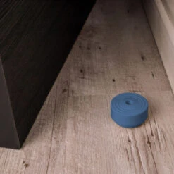 Butée De Porte Design En Caoutchouc Bleu Ø 45 Mm, ROND