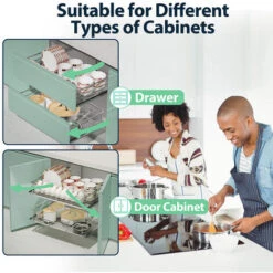 Randaco 4X Tiroir De Cuisine Télescopique D’Armoire De Cuisine Argent 30CM 9 Randaco 4X Tiroir De Cuisine Télescopique D’Armoire De Cuisine Argent 30CM -Fispool Magasin 63762588 3