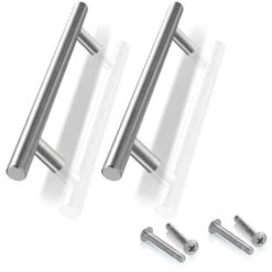 Randaco Poignées De Meubles Poignée De Meuble Poignée D'armoire Poignée De Cuisine 22016012MM 10 Pièces