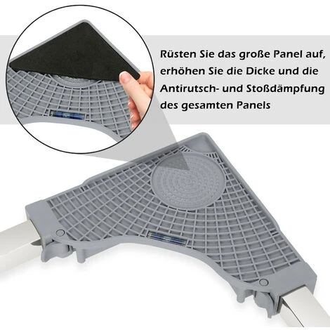 SWANEW Support Machine à Laver Réfrigérateur Chariot Roller Support Roulant Pour Sèche Linge Lave Linge Congélateur Réglable 41-66cm à 4 Pieds 7 SWANEW Support Machine à Laver Réfrigérateur Chariot Roller Support Roulant Pour Sèche Linge Lave Linge Congélateur Réglable 41-66cm à 4 Pieds – Image 5