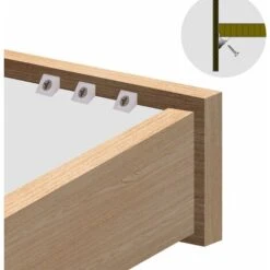 Supports De Tiroir Arrières En Plastique, Kit De Réparation De Tirroit Avec Vis, Renforts De Tiroir Pour Meubles, Kit De Réparation D'Affaissement（100PCS）Ephé -Fispool Magasin 64176407 3