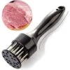 Aiguille Attendrisseur De Viande Marteau à Bifteck Manuel Pour Attendrir Le Bifteck De Porc Et De Volaille Dans La Cuisine，Silencieux Et Sans éclaboussures(Noir)