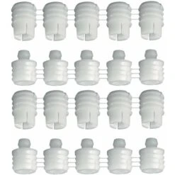 10x Ferrure D'assemblage Démontable à Pression à Enfoncer Pour Profondeur De Perçage 15/10mm Meuble Bois Placard étagère