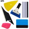 Kit Covering Outils De Film De Fenêtre De Voiture Vinyle,6 PCS Vitrage De Véhicules De Protection Window Film Car Emballage Teinte Vinyle Installation De L'outil: Raclettes, Grattoirs 56Vingt