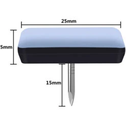 Lot De 50 Meubles Patins Coulissants En Téflon Planeurs De Meubles Avec Clous Patins De Chaise à Clouer 25x25mm -Fispool Magasin 65510459 3