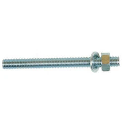 4 Tiges Filetées Pour Scellement à La Résine M8 X 160 Mm Avec écrou Et Rondelle - Zingué