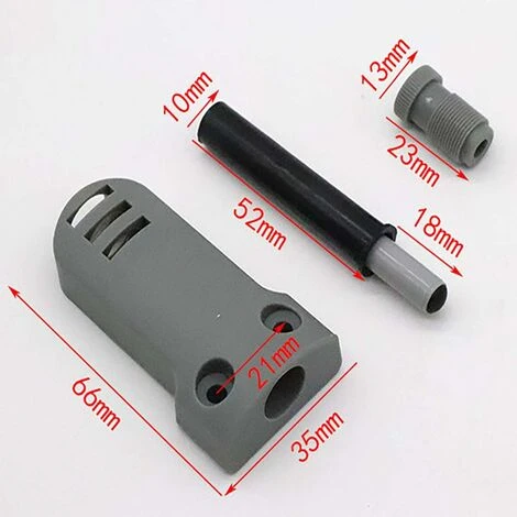 Lot De 4 Amortisseurs De Porte De Meuble En Plastique Touch Latch Fermeture Buffer Pour Portes D'armoire Case Drawer Charnière Push To Open System, Anticollision, Amortissement Des Chocs, Oi-FRIS 4 Lot De 4 Amortisseurs De Porte De Meuble En Plastique Touch Latch Fermeture Buffer Pour Portes D'armoire Case Drawer Charnière Push To Open System, Anticollision, Amortissement Des Chocs, Oi-FRIS – Image 2