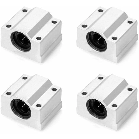 SCS12UU Linéaire Motion Roulement, Linéaire De Glissière à Roulement, En Aluminium Bloc Coulissant, 12 Mm Diamètre Intérieur, 4 Pcs Ephé 3 SCS12UU Linéaire Motion Roulement, Linéaire De Glissière à Roulement, En Aluminium Bloc Coulissant, 12 Mm Diamètre Intérieur, 4 Pcs Ephé