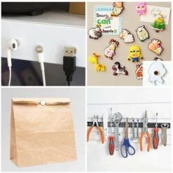 Aimants Néodyme Puissants, 5mm X 1mm Disc Terres Rares Petits Ronds Magnet Pour Réfrigérateur, Frigo Surfaces Magnétiques, Tableau Blanc Interactif, Images, Bricolage, Porte, Carte (100 Pièces) -Fispool Magasin 67399893 4