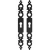 2x Entrée De Clé Régence Fer Noir Serrure Meuble Ancien Décoration Rustique Vintage Clef Antique -Fispool Magasin 67688413 1