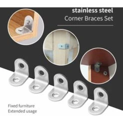 Solde- AGILITY, AGILITY Equerre De Fixation 90 Degré Angle Droit Support 20 20 16mm Forme De L Metalliques Equerres De Coin En Acier Inox Supporen Pour Bois Meubles Placard Support 20 Pièces -Fispool Magasin 67819484 2