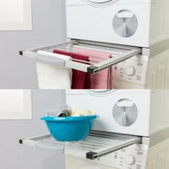 Kit De Superposition Avec Séchoir 00668 Pour Lave Linge