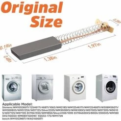 Déstockage Brosses à Charbon Pour Machine à Laver à Moteur électrique 12,3 X 4,8 X 35mm Moteur Brosses à Charbon Pour Bosch Siemens 39 39S39L Série 2 Pcs -Fispool Magasin 69250587 3