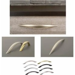 2x Poignée De Meuble Acier Finition Chrome Satiné Entraxe 128mm Longueur 156mm Hauteur 20mm Placard Porte Cuisine Armoire Tiroir Buffet -Fispool Magasin 70493658 3