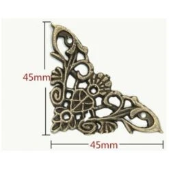 GP Coin Décoratif, Protection Pour Meubles Style Antique En Forme De Creux Pour Bijoux Scrapbook Album Protecteur Boîte En Bois Coin Décor Quincaillerie Accessoire 12 PCS(Gros) -Fispool Magasin 70543836 4