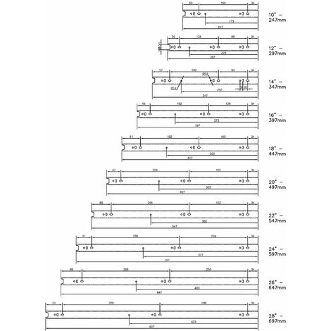 Coulisse De Tiroir à Billes (paire) Glissière Sortie Totale Extension Complète Gauche Droite Rail Coulissant Guide Cuisine Salle De Bain Salon, 600mm Sans Amortisseur 6 Coulisse De Tiroir à Billes (paire) Glissière Sortie Totale Extension Complète Gauche Droite Rail Coulissant Guide Cuisine Salle De Bain Salon, 600mm Sans Amortisseur – Image 4