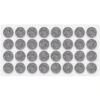 32x Patin Feutre Autocollant Adhésif Gris Diamètre 25mm épaisseur 3mm Anti Rayures A Coller Protection Pied Meuble Table Chaise Sol Parquet -Fispool Magasin 71357662 1