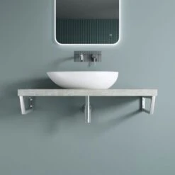 Sogood 1 Pièce Equerre De Fixation Plan De Toilette étagère Tablette Murale Acier Inox Chromé 45cm WH02 8 Sogood 1 Pièce Equerre De Fixation Plan De Toilette étagère Tablette Murale Acier Inox Chromé 45cm WH02 -Fispool Magasin 71431323 2