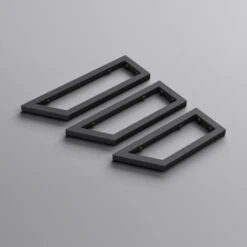 Sogood 1 Pièce Equerre De Fixation Plan De Toilette étagère Tablette Murale Acier Inox Noir 45cm WH02 -Fispool Magasin 71431456 4