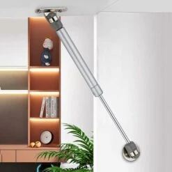 Héloise 4pcs Verin A Gaz 80N Verin Hydraulique Verin Meuble Amortisseur Porte Placard Pour Armoires Bibliothèques Meuble(4, 80N) -Fispool Magasin 71520484 2