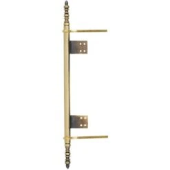 Fiches à Lacets Massives à Lames - Acier Vieux Laiton Hauteur 484 Mm