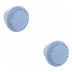 2x Bouton De Meuble Boule Diamètre 45mm Bois Tiroir Enfant Garçon Chambre, Bleu