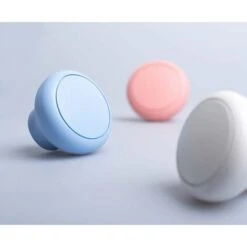 2x Bouton De Meuble Boule Diamètre 45mm Bois Tiroir Enfant Garçon Chambre, Bleu -Fispool Magasin 71899715 4