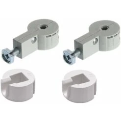 2x Connecteur Rapide Mâle + Femelle Ferrure D'assemblage Meuble 35mm Avec Vis Fixation Support Plaquette étagère Bois Plan De Travail Comptoir Cuisine Salle De Bain