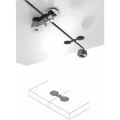 2x Connecteur Rapide Mâle + Femelle Ferrure D'assemblage Meuble 35mm Avec Vis Fixation Support Plaquette étagère Bois Plan De Travail Comptoir Cuisine Salle De Bain -Fispool Magasin 72245656 3