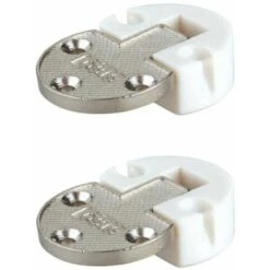 2x Charnière Ronde Porte Meuble Diamètre 30mm Longueur 45mm Angle Ouverture 180°