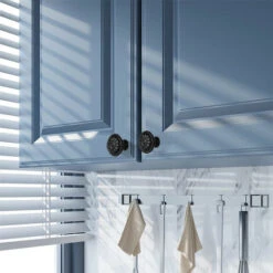 12pcs Bouton De Meuble,Tiroir De Poignée Meuble Poignées Boutons De Porte Pour Cuisine Bureau Chambre Placard Noir 30mm -Fispool Magasin 74152935 3