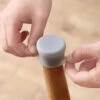 Petits Protecteurs De Sol En Silicone Pour Pieds De Chaise Sans Patins En Feutre - Antidérapants - 4 Capuchons De Pieds De Chaise. Protégez Vos Sols Des Rayures Et Réduisez Le Bruit,GRIS