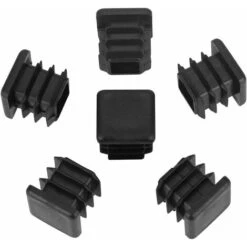 ZOLGINAH 20 Pcs Bouchon Pour Pied De Chaisse,Bouchon Pour Tuyau Carré, Capuchon Pour Poteau Carré En Plastique Pour Pieds De Meuble/Trampoline/Armoire/Étagère/Chaise(30 X 30mm) -Fispool Magasin 75090039 4