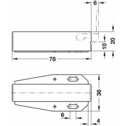 Loqueteau à Ressort Pour Ouverture Et Fermeture Avec Contre-pièce Et Aide De Butée Avec Vis En Acier Zingué Meuble Etagère Blocage Porte Fixation Armoire Cuisine -Fispool Magasin 76051807 2
