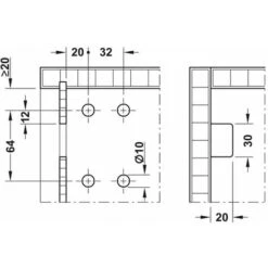 Ferrure De Suspension Meuble Acier Zingué à Enfoncer Pour élément Bas Paire (1 Gauche L Et 1 Droite R) Réglable Hauteur Et Profondeur 120kg/paire Armoire Cuisine Salle De Bain Raccord Connecteur Suppo -Fispool Magasin 76799502 3