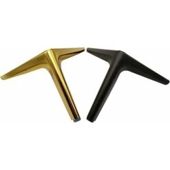 Ensemble De 4 Meubles Triangulaires De Avec Pieds Dorés, Processus De Polissage Par Galvanoplastie, Or 12 Cm -Fispool Magasin 77638394 5