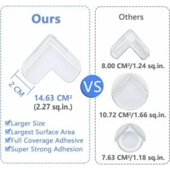 Protection Coin De Table Bébé, 12 Pièces Protections D’angles Transparents, Sécurité Coin De Table Bébé, Doux, Livré Avec Des Autocollants De Rechange 9 Protection Coin De Table Bébé, 12 Pièces Protections D’angles Transparents, Sécurité Coin De Table Bébé, Doux, Livré Avec Des Autocollants De Rechange -Fispool Magasin 77656293 3
