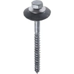 BOULONS GALVANISÉS FIS POUR TÔLE ONDULÉE 7X110MM 90150110