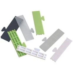 Cale Vitrage 24x80mm épaisseur 3mm Blanc 1000 Pièces - D24803B