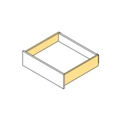 Kit De Tiroir Cuisine Avec Fermeture Amortie, Gris Anthracite, Profondeur 500 Mm Hauteur 131mm Emuca -Fispool Magasin 78583557 3