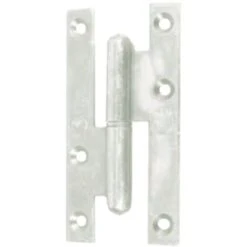 Paumelle Droite Bois 95x45mm Bouts Ronds Zingué - JARDINIER MASSARD - J530160 -Fispool Magasin 78757974 2