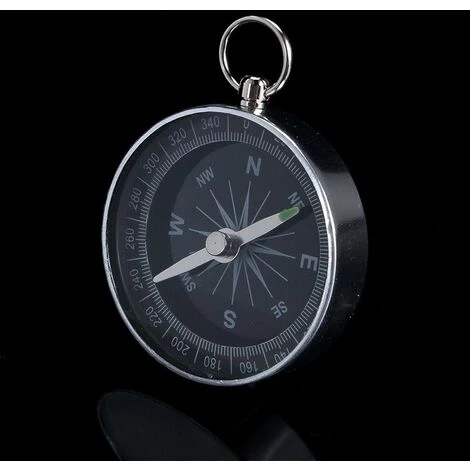 Boussole De Poche En Aluminium Boussole De Haute Précision/stabilité Pour Le Camping De Navigation En Plein Air 6 Boussole De Poche En Aluminium Boussole De Haute Précision/stabilité Pour Le Camping De Navigation En Plein Air – Image 4